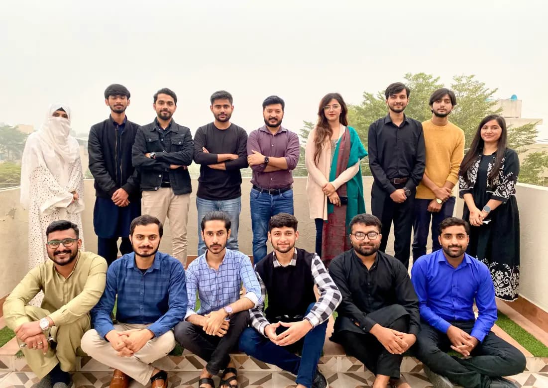 Burhan Tangwani visiting Dafi Lab